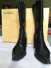 Bottes cuir noires d'occasion Bottes cuir noires d'occasion  Lagny-sur-Marne