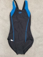 Speedo black blue for sale  CORSHAM