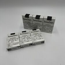 Seven Stars Tabaco Caja Vacía Blanco Juego de 6 Lote Raro Antiguo Japón Envío Gratis segunda mano  Embacar hacia Mexico