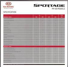 Kia sportage specifications for sale  UK