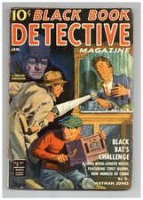 Black Book Detective Magazine Pulp Jan 1940 Vol. 10 #2 VG segunda mano  Embacar hacia Mexico