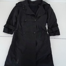 Trench coat black for sale  WORTHING