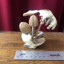 Carved wooden toadstool for sale  BRIGHTON