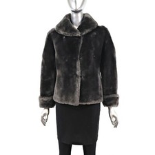 Gray mouton jacket for sale  Mc Lean