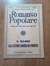 Romanzo popolare bulwer usato  Trappeto