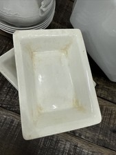 Jabón/barrita rectangular O.P Co Ironstone blanco segunda mano  Embacar hacia Mexico