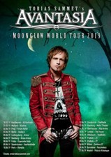 Pôster de concerto AVANTASIA Tobias Sammet Moonglow World Tour 2019 18x13 polegadas comprar usado  Enviando para Brazil
