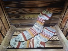 Wollsocken handgestrickt . gebraucht kaufen  Celle