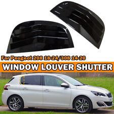 Capas de persiana de quarto preto brilhante para janela traseira Peugeot 208 2018-24/308 14-20 comprar usado  Enviando para Brazil