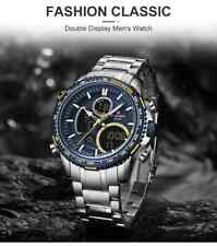 NAVIFORCE Men Watch Top Luxury Brand Big Dial Sport, Chronograph Quartz comprar usado  Enviando para Brazil