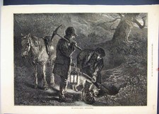 Old antique print for sale  UK