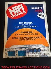 Hifi musica 1978 usato  Italia
