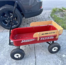 Vagão de aço Radio Flyer, carrinho de caminhada e equitação idades 1-5, vermelho grande comprar usado  Enviando para Brazil