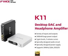 Amplificador de fone de ouvido FiiO K11 desktop balanceado USB DAC e 1400mW alta resolução (preto, plugue EUA) comprar usado  Enviando para Brazil