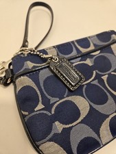 Coach canvas wristlet for sale  Mechanicsburg