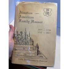 Alsatian-American Family Hauser genealogy Bethania NC North Carolina Moravian comprar usado  Enviando para Brazil
