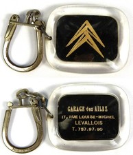 Porte-clés, Key ring Logo - CITROËN - GARAGE DES AILES - 92 LEVALLOIS -, usado comprar usado  Enviando para Brazil