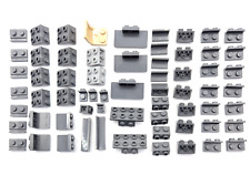Lego grey angle for sale  LINCOLN
