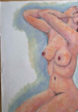 Huile papier contemporain d'occasion  Bédarieux