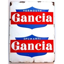 1960ca insegna metallo usato  Italia
