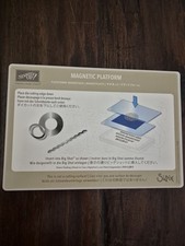 Stampin magnetplatte gebr gebraucht kaufen  Halstenbek