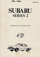 Subaru 1600 specifications for sale  UK