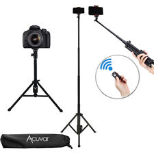 Suporte para tripé de telefone bastão selfie 54 polegadas liga de alumínio com controle remoto sem fio comprar usado  Enviando para Brazil