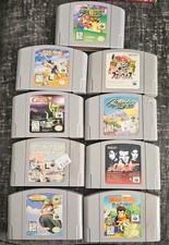LOTE de jogos Diddy Kong Racing para Nintendo 64 N64 Goldeneye Star Wars Super Mario GEX comprar usado  Enviando para Brazil