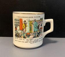 Rare vintage mug usato  Spedire a Italy