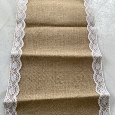 Eleganter jute tischläufer gebraucht kaufen  Schopfheim