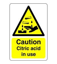 Caution citric acid for sale  LISBURN