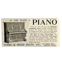 Ivers pond piano for sale  Cambridge