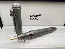 Montblanc Metal C Rupyard Kipling corpo preto+verde{tinta vazia}caneta tinteiro, usado comprar usado  Enviando para Brazil
