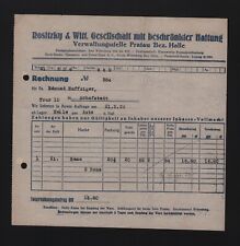 Pratau rechnung 1929 gebraucht kaufen  Leipzig