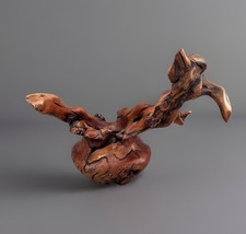 Turned burl wood d'occasion  Expédié en Belgium