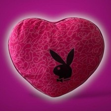 Usado, Travesseiro de coração rosa quente Playboy RARO comprar usado  Enviando para Brazil