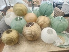 Paper lanterns sage for sale  BIRMINGHAM