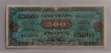 500 francs drapeau d'occasion  Poitiers