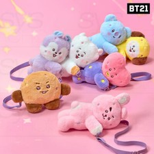 BTS BT21 Mercadorias Oficiais HUG ME BOLSA TIRACOLO DE PELÚCIA A VIAGEM + Número de Rastreamento, usado comprar usado  Enviando para Brazil