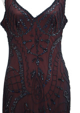 Hängekleid perlen pailettenap gebraucht kaufen  Bad Soden