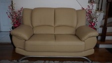 Loveseat leather cappuccino for sale  Yonkers