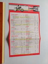 Champion locandina tabella usato  Vimodrone