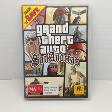 Grand Theft Auto San Andreas PC DVD-ROM com guia da cidade livreto + mapa comprar usado  Enviando para Brazil