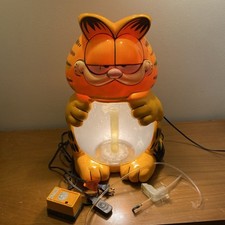 Acuario pecera Garfield vintage no probado LEER segunda mano  Embacar hacia Mexico