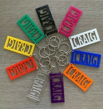 Personalised acrylic keyring for sale  WOLVERHAMPTON