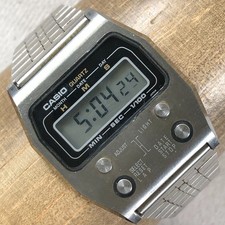 Casio masculino 52QS-14 prata expansão quartzo digital apenas para peças de relógio ou reparo, usado comprar usado  Enviando para Brazil