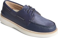 Sapatos de barco Sperry Top-Sider masculino A/O 3 olhos Vibram azul marinho novo com etiquetas/ob 12M comprar usado  Enviando para Brazil