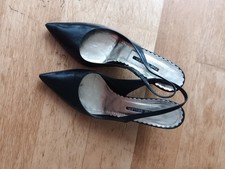 Slingpumps damen schwarz gebraucht kaufen  Kirchheim b.München