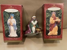 Ornamentos lembrança Hallmark Caspar Belchior Balthasar The Magi Blessed Nativity comprar usado  Enviando para Brazil