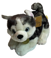 NOVO Aurora Miyoni Tots 10" Husky Siberiano Filhote de Cachorro de Pelúcia Animal de Pelúcia comprar usado  Enviando para Brazil